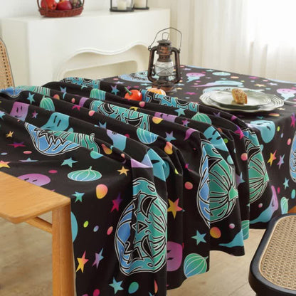 Halloween Gruselige Kürbisgeist Tischdecke - image 5