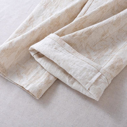 Passendes minimalistisches Loungewear-Set aus Baumwollleinen - image 15