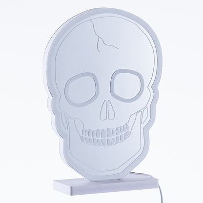 Halloween Totenkopf Infinity Lichter mit Ständer - image 7