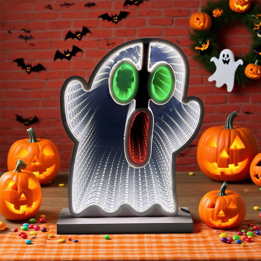 Halloween Lustiger Dämon 3D Infinity Lichter - image 1
