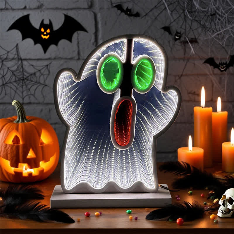 Halloween Lustiger Dämon 3D Infinity Lichter - image 3