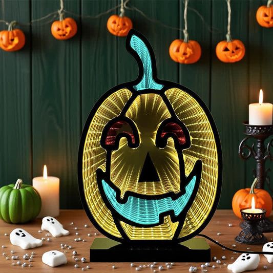 Halloween Kürbis Dämon Infinity Lichter - image 1