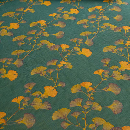 Großes Spannbettlaken aus Baumwolle mit Ginkgoblättern - image 9