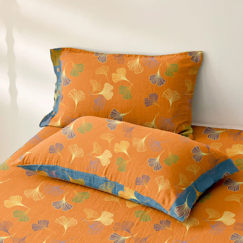 Tagesdecke aus Baumwollgaze-Jacquard „Ginkgo Biloba“ - image 7