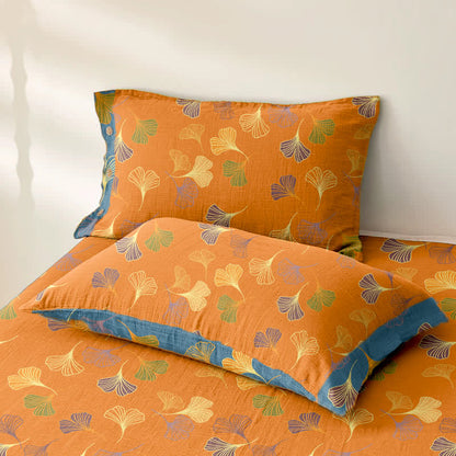 Tagesdecke aus Baumwollgaze-Jacquard „Ginkgo Biloba“ - image 7