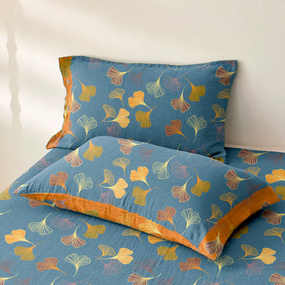 Tagesdecke aus Baumwollgaze-Jacquard „Ginkgo Biloba“ - image 3
