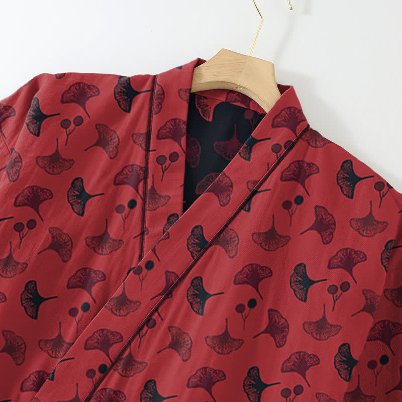 Ginkgo Bio-Baumwoll-Kimono-Loungewear-Set - image 7