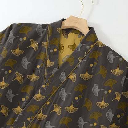 Ginkgo Bio-Baumwoll-Kimono-Loungewear-Set - image 10