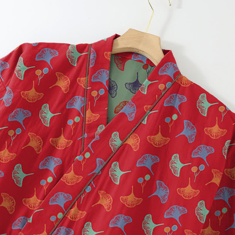 Ginkgo Bio-Baumwoll-Kimono-Loungewear-Set - image 16