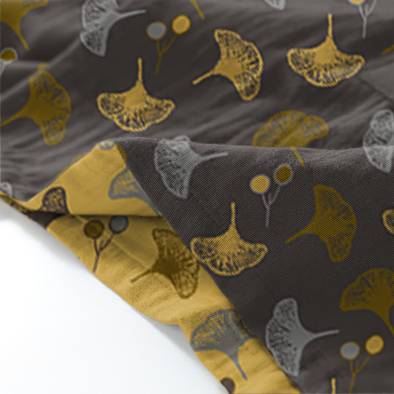 Ginkgo Bio-Baumwoll-Kimono-Loungewear-Set - image 11