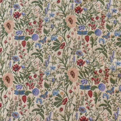 Malerischer Vorhang mit Quasten und Blumenmuster in Dahlie-Optik - image 10