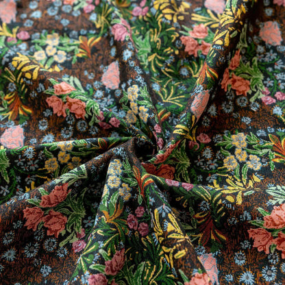 Retro Blumenzweig Blatt Quaste Vorhang - image 10