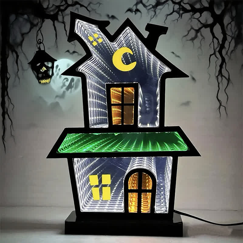 3D-Haus Infinity Lights Halloween-Dekoration - image 2