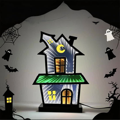 3D-Haus Infinity Lights Halloween-Dekoration - image 3
