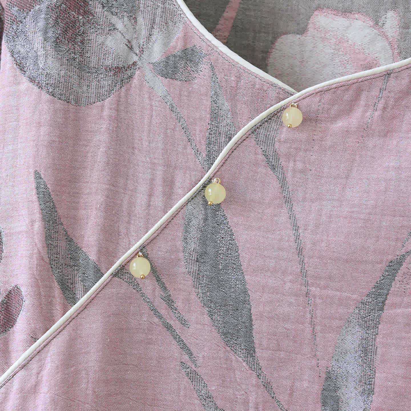 Tulip Loungewear-Set aus Baumwollgaze-Jacquard - image 8