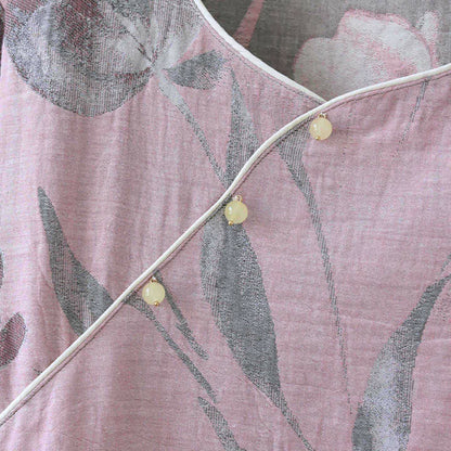 Tulip Loungewear-Set aus Baumwollgaze-Jacquard - image 8
