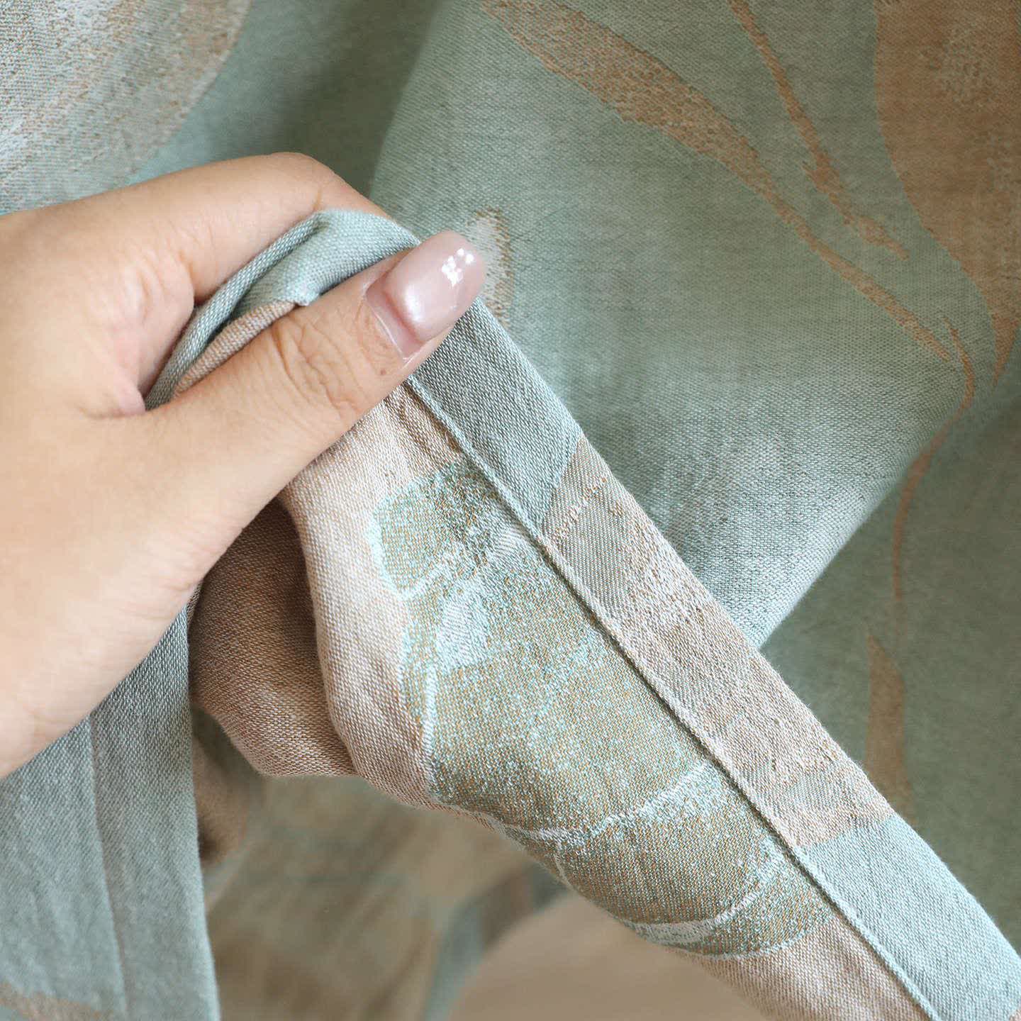 Tulip Nachthemd aus natürlichem Baumwollgaze-Jacquard - image 15