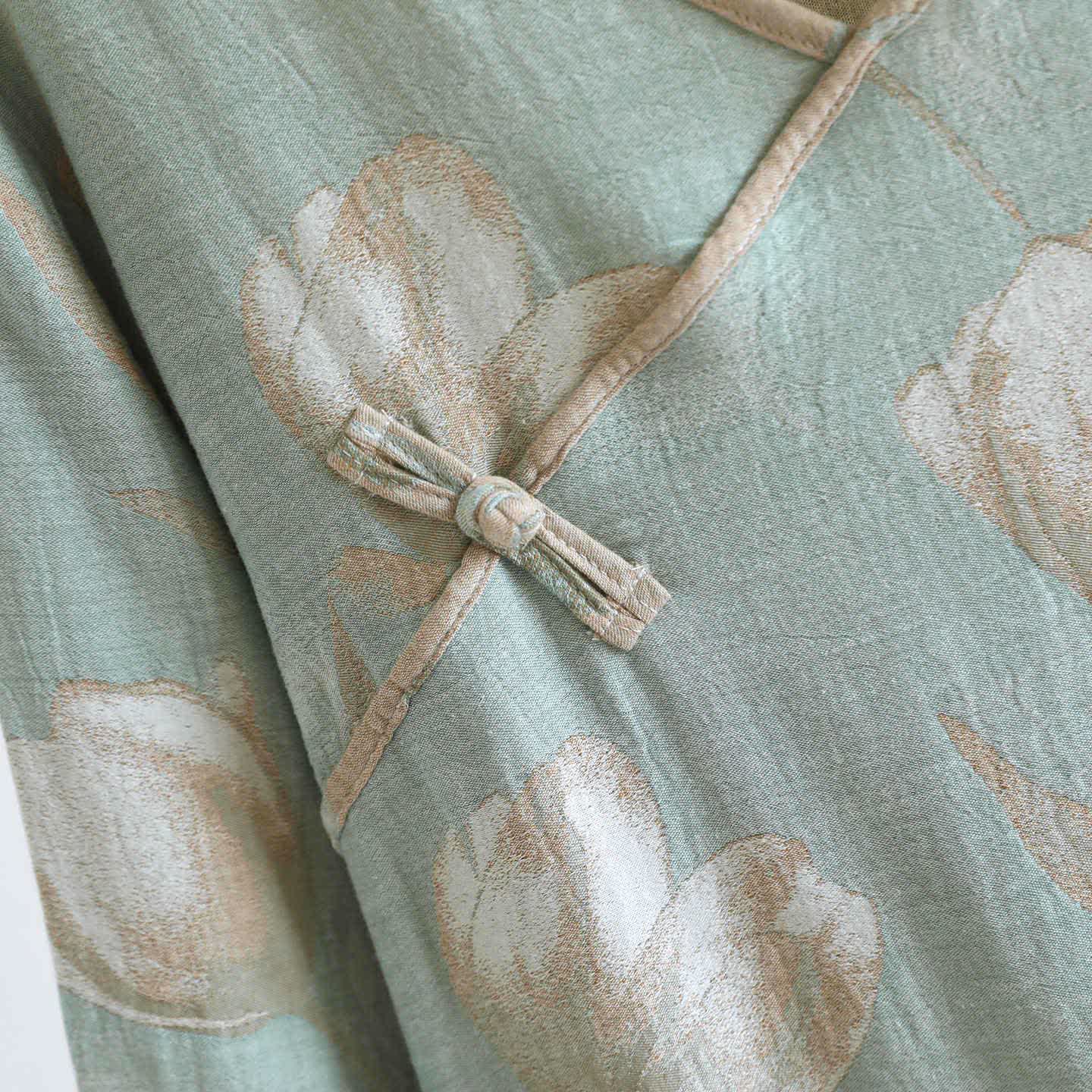 Tulip Nachthemd aus natürlichem Baumwollgaze-Jacquard - image 11