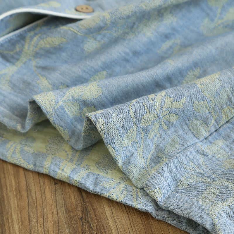 Elegantes Loungewear-Set aus Bio-Baumwolle mit Blumenmuster - image 11