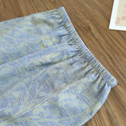 Elegantes Loungewear-Set aus Bio-Baumwolle mit Blumenmuster - image 13