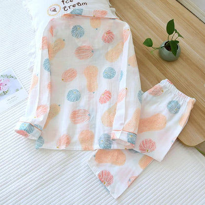 Pumpkin Loungewear-Set aus Bio-Baumwollgaze - image 2