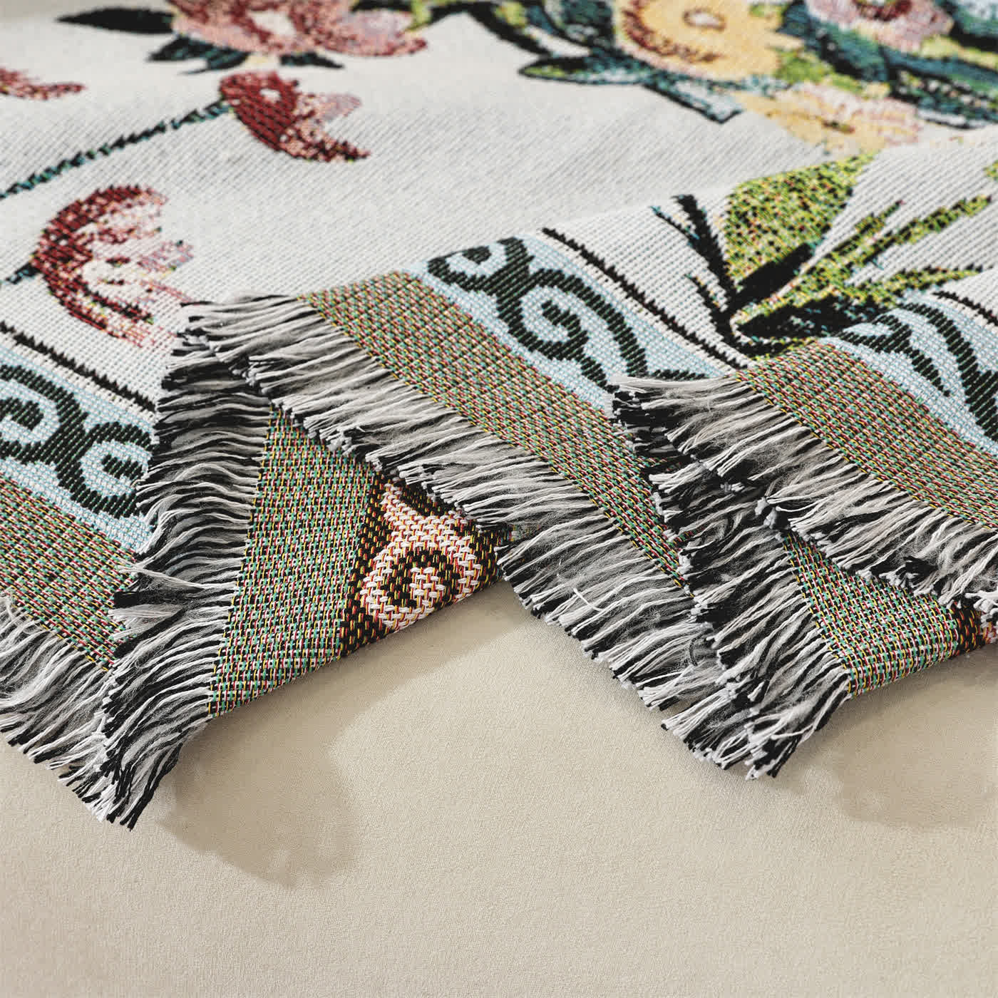 Chenille-Sofadecke „Countryside Town“ - image 6