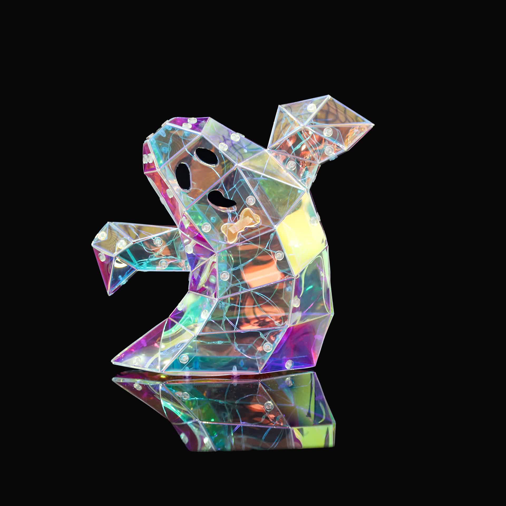 3D-Geister-Unendlichkeitslichter, Halloween-Dekoration - image 3