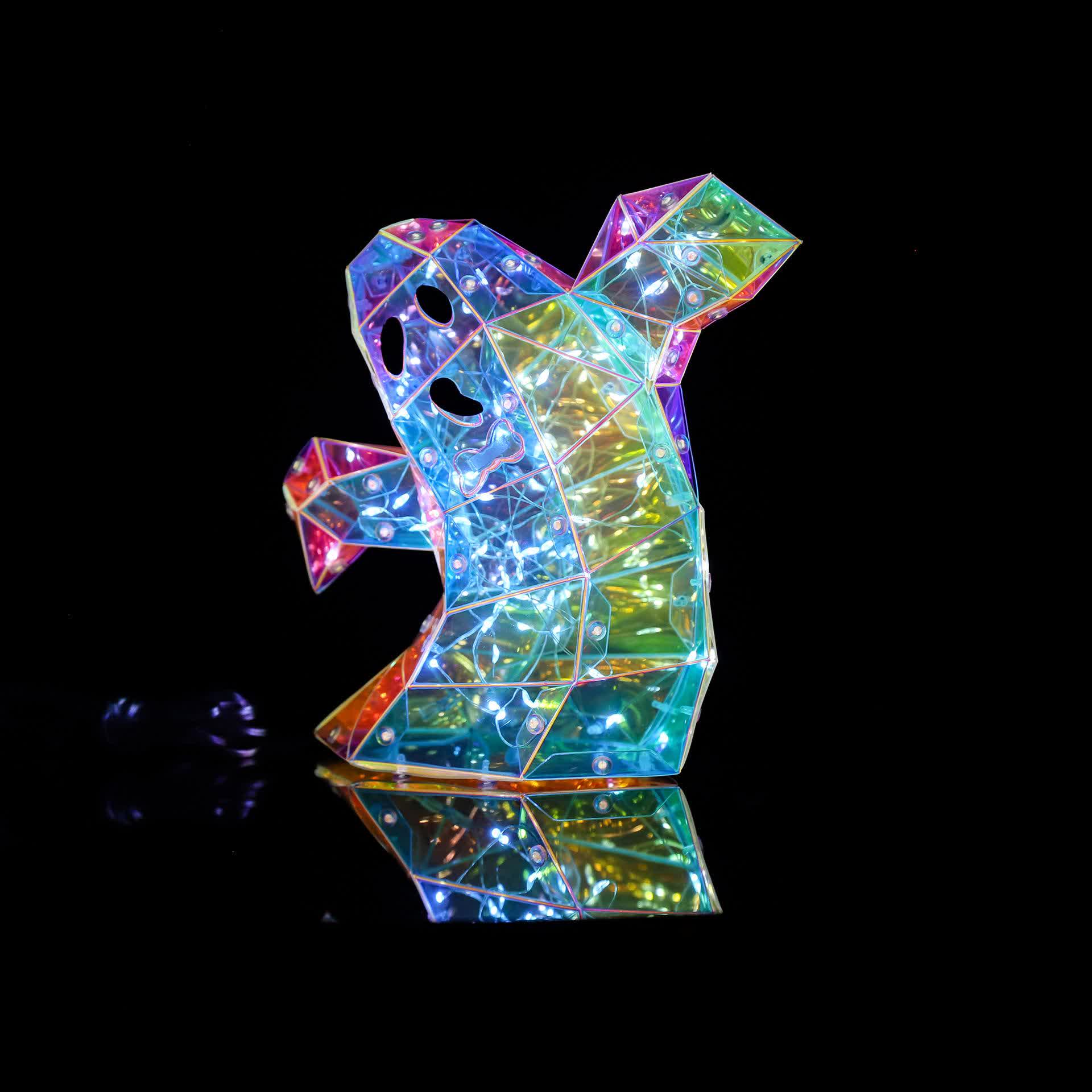 3D-Geister-Unendlichkeitslichter, Halloween-Dekoration - image 4
