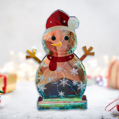 3D-Schneemann-Unendlichkeitslichter-Dekoration - 3 STÜCKE - 5cm x 15.5cm x 30cm - image 2