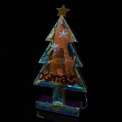 3D-Weihnachtsbaum-Dekoration mit Unendlichkeitslichtern - image 4