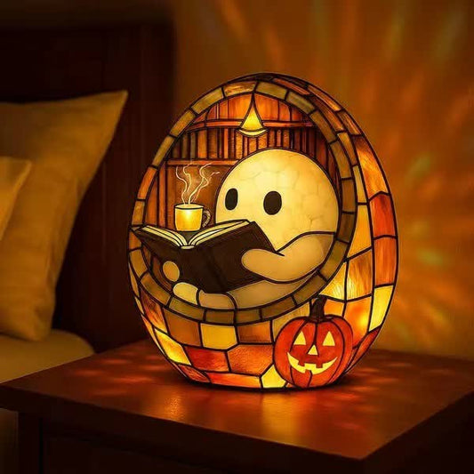 Halloween Geist Leselicht Dekoration - C - 13 cm x 13.5 cm x 15 cm  - image 1