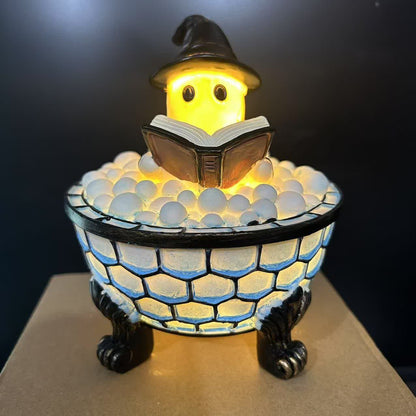 Halloween Geist Leselicht Dekoration - B - 12 cm x 12 cm x 14 cm - image 3
