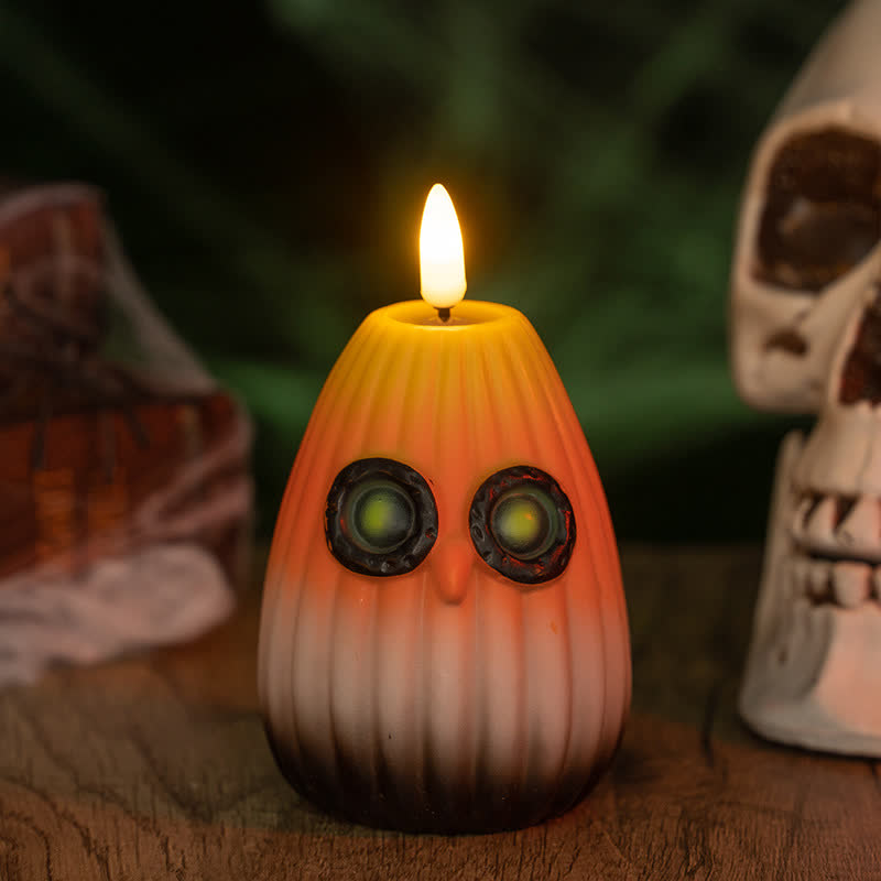 Halloween Eulen-Nachtlicht-Dekoration - C - 2 STÜCKE - 7.2 cm x 7.2 cm x 9.7 cm - image 8