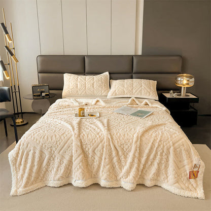Luxuriöse Bettdecke mit Blumenmuster - Beige - 200cm x 230cm - image 15