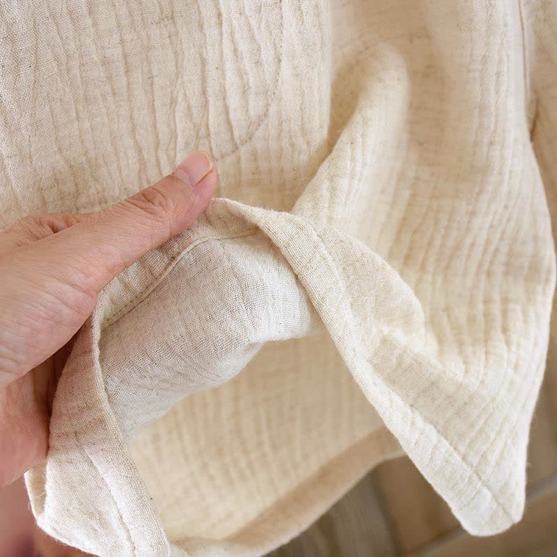 Passende minimalistische Pyjama-Schlafanzüge aus Baumwollleinen - image 10