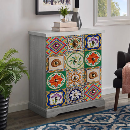 Vintage Talavera PET-Schaumfliesen-Wandaufkleber - image 4