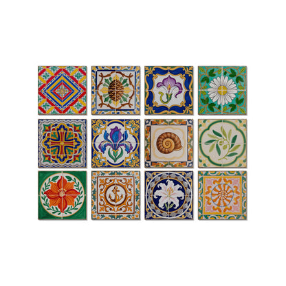 Vintage Talavera PET-Schaumfliesen-Wandaufkleber - image 6