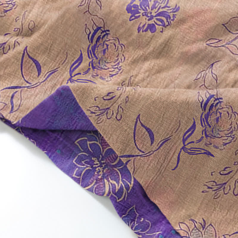 Peony – Loungewear-Set aus Baumwollgaze-Kimono - image 6
