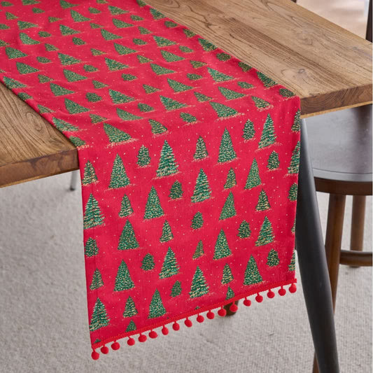 Weihnachts-Tannenbaum-Tischläufer - 33cm x 275cm - image 0