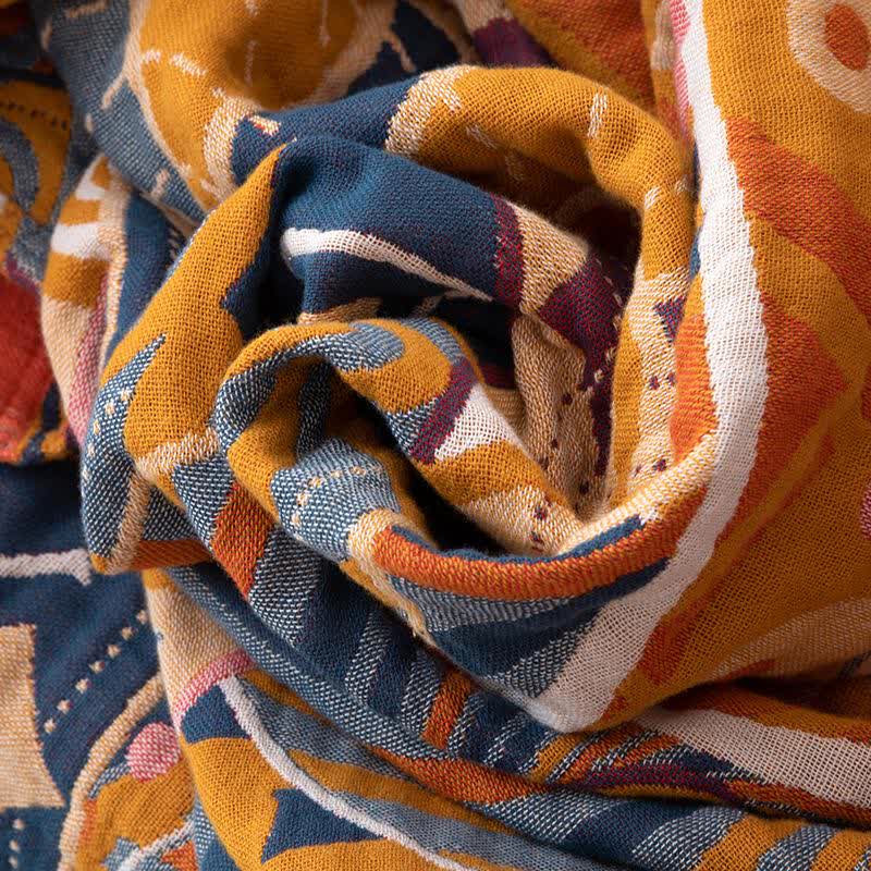 Steppdecke aus Baumwollgaze-Musselin im Bohème-Stil - image 3