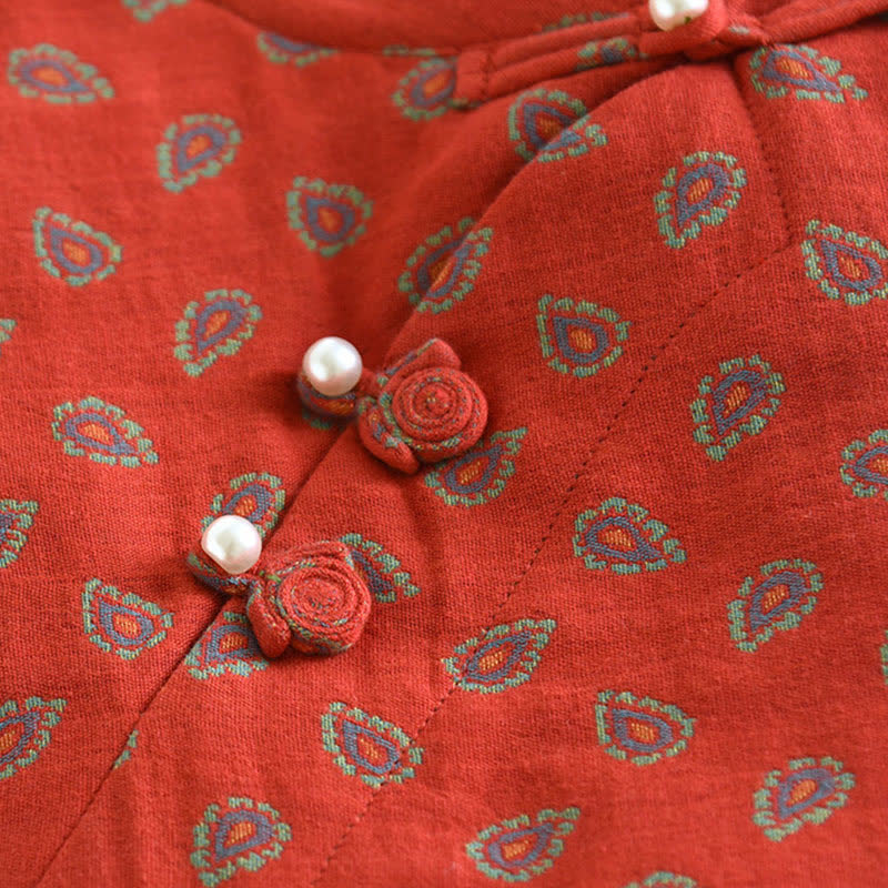 Paisley-inspirierter Jacquard-Pyjama aus Baumwollgaze - image 4