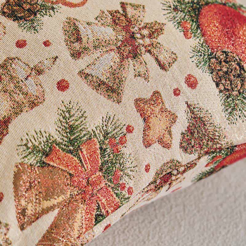 Weihnachts-Kristallkugel-Jacquard-Wurfkissen - image 2