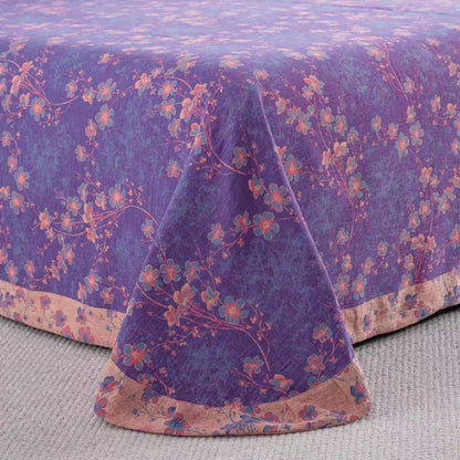 Wendebettwäscheset aus Baumwollgaze mit Blumenmuster (4-teilig) - image 6
