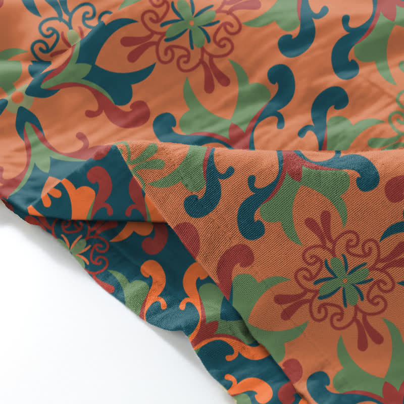 Loungewear-Set aus Baumwoll-Kimono mit geometrischem Muster - image 7