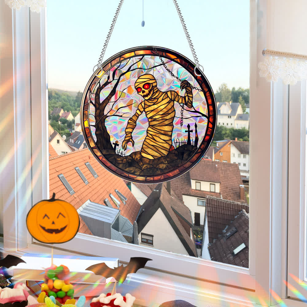 Gruselige Halloween-Fensterdekoration zum Aufhängen - image 2