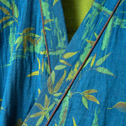 Loungewear-Set aus Kimono aus Bambus-Baumwollgaze - image 15