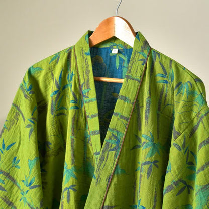 Loungewear-Set aus Kimono aus Bambus-Baumwollgaze - image 4