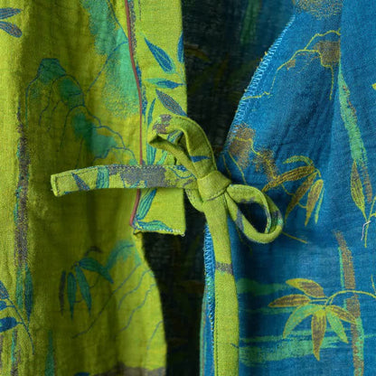 Loungewear-Set aus Kimono aus Bambus-Baumwollgaze - image 22