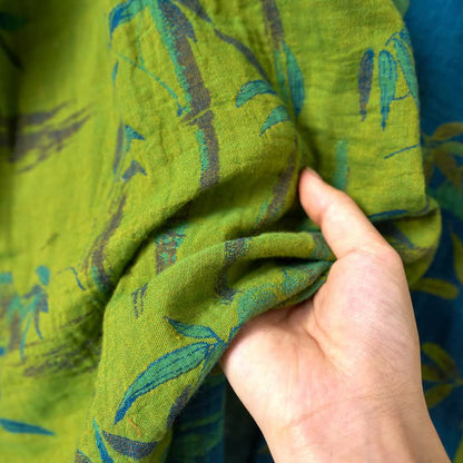 Loungewear-Set aus Kimono aus Bambus-Baumwollgaze - image 9