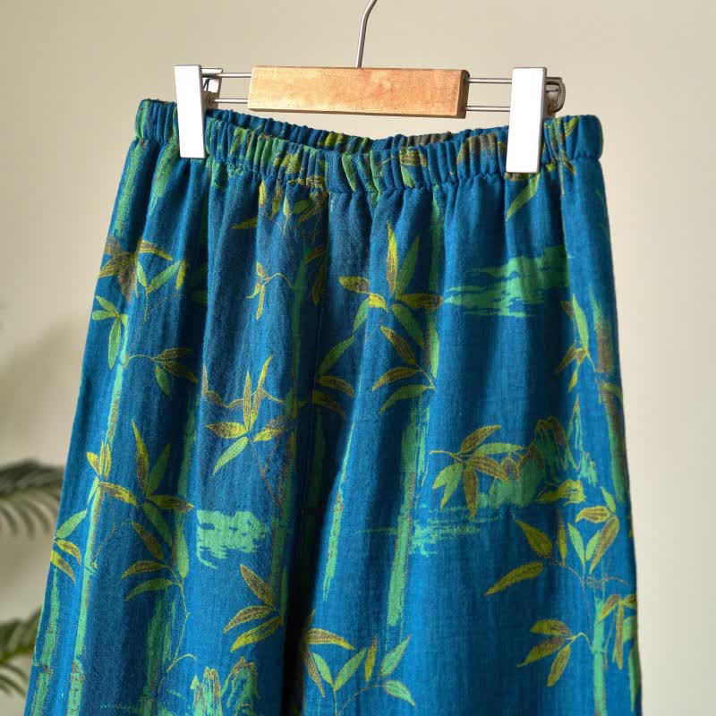 Loungewear-Set aus Kimono aus Bambus-Baumwollgaze - image 19